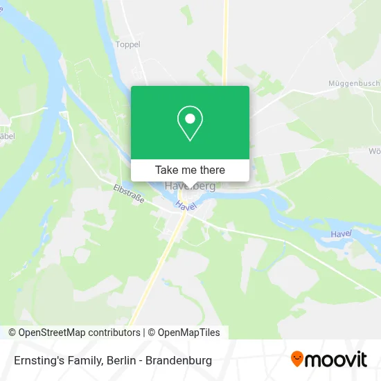 Ernsting's Family map