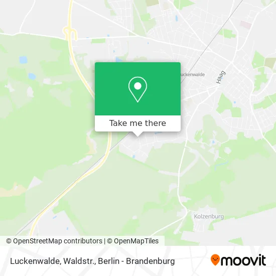 Карта Luckenwalde, Waldstr.