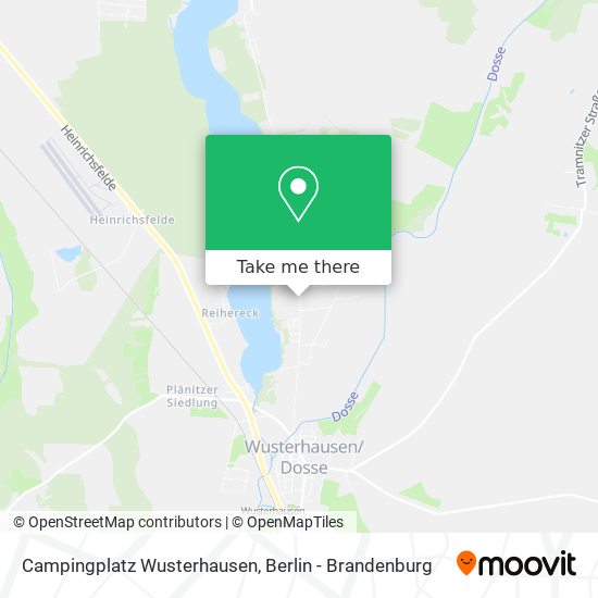 Campingplatz Wusterhausen map