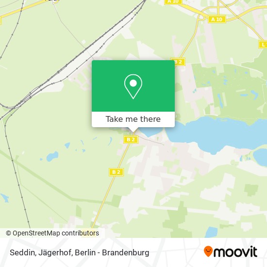 Seddin, Jägerhof map