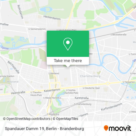 Spandauer Damm 19 map