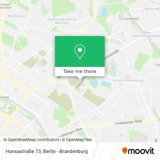 Hansastraße 73 map