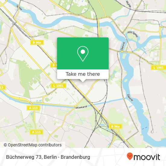 Büchnerweg 73, Adlershof, 12489 Berlin map