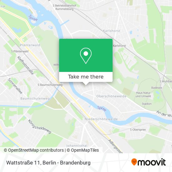 Карта Wattstraße 11