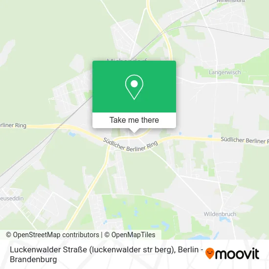 Карта Luckenwalder Straße (luckenwalder str berg)