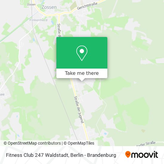 Fitness Club 247 Waldstadt map