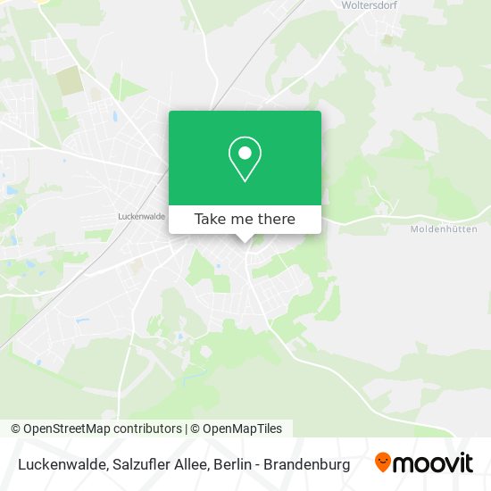 Карта Luckenwalde, Salzufler Allee