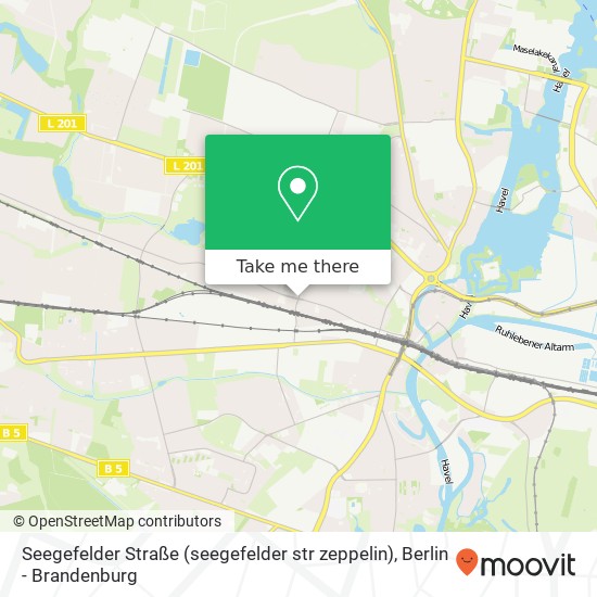 Seegefelder Straße (seegefelder str zeppelin), Falkenhagener Feld, 13583 Berlin map