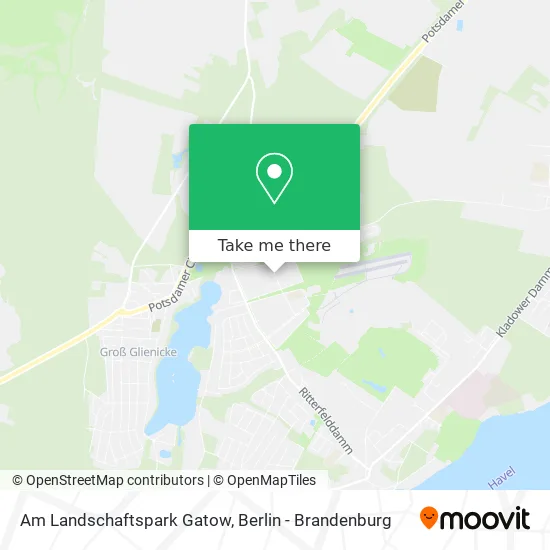Карта Am Landschaftspark Gatow