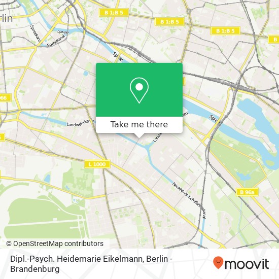 Dipl.-Psych. Heidemarie Eikelmann, Glogauer Straße 19B map