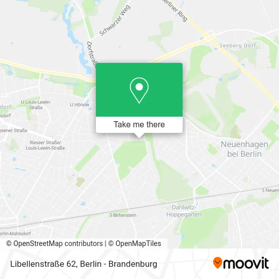 Libellenstraße 62 map