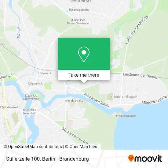 Stillerzeile 100 map