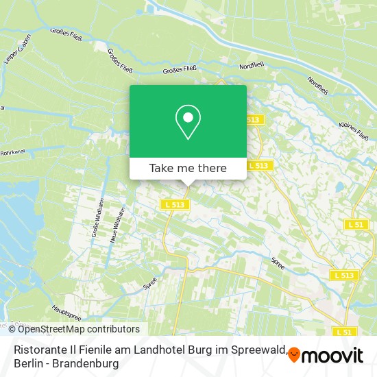 Карта Ristorante Il Fienile am Landhotel Burg im Spreewald