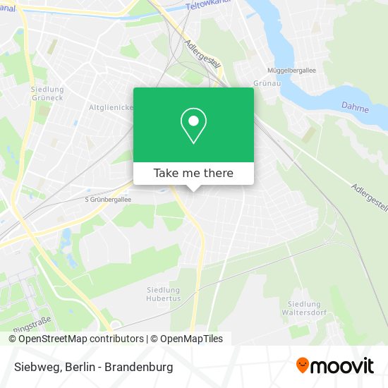 Siebweg map