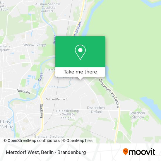 Merzdorf West map