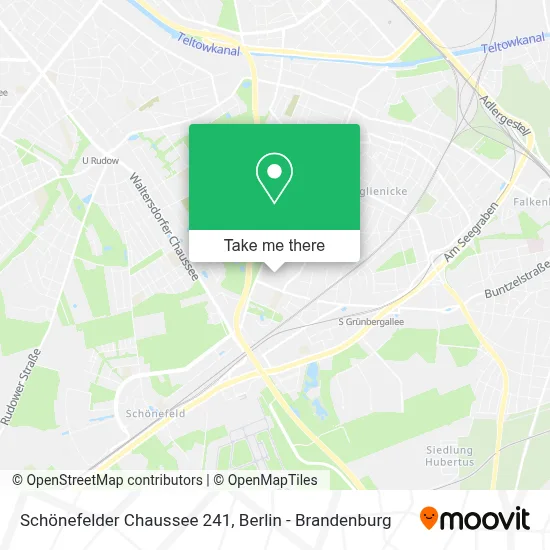Schönefelder Chaussee 241 map