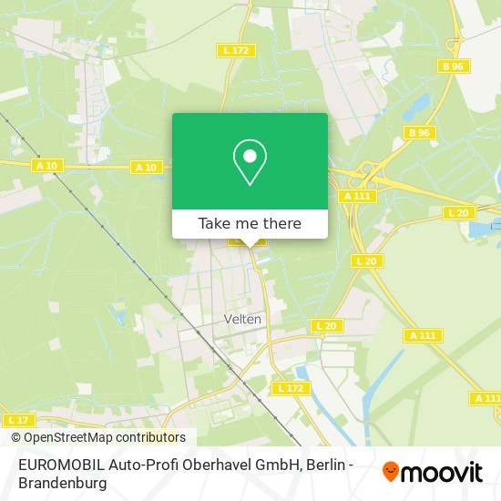 Карта EUROMOBIL Auto-Profi Oberhavel GmbH