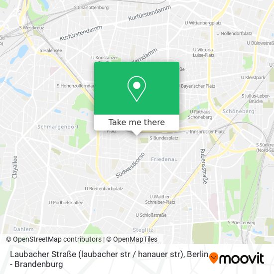 Laubacher Straße (laubacher str / hanauer str) map