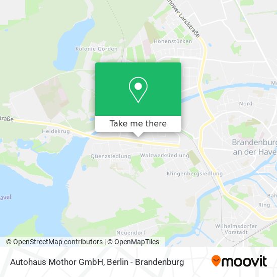 Autohaus Mothor GmbH map