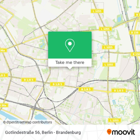 Gotlindestraße 56 map