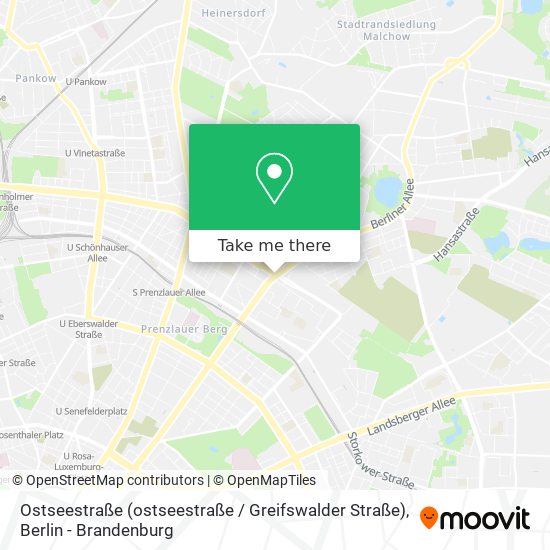 Ostseestraße (ostseestraße / Greifswalder Straße) map