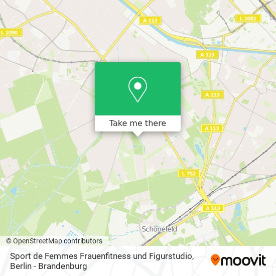 Sport de Femmes Frauenfitness und Figurstudio map