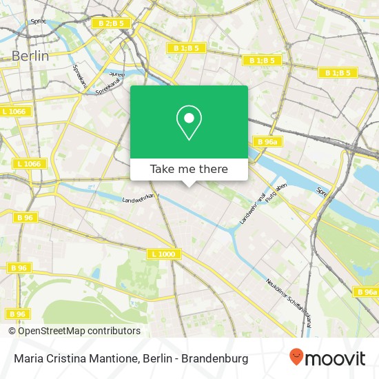 Карта Maria Cristina Mantione, Lausitzer Straße 41