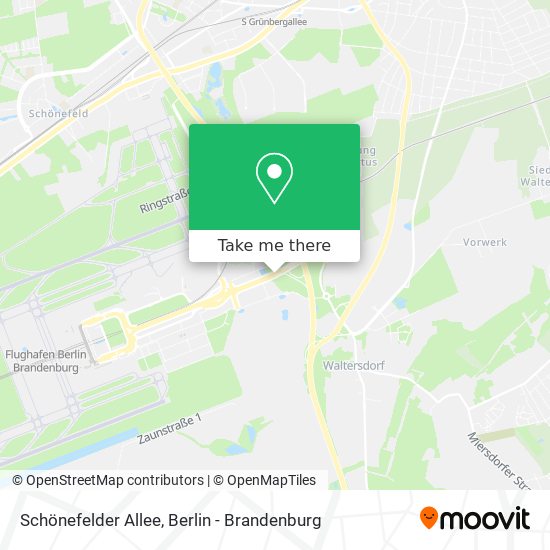 Schönefelder Allee map