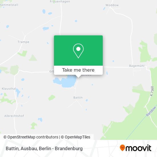 Battin, Ausbau map