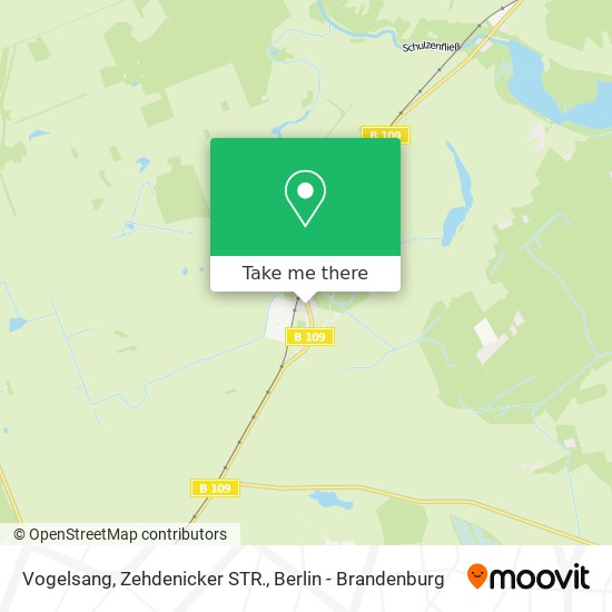 Vogelsang, Zehdenicker STR. map