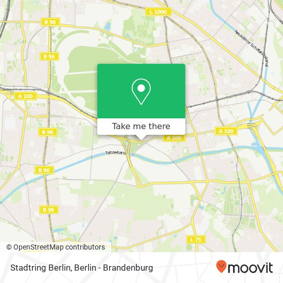 Stadtring Berlin, Tempelhof, 12099 Berlin map