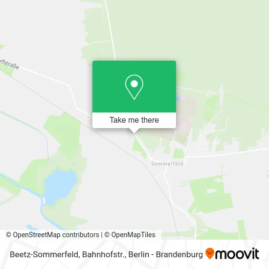 Карта Beetz-Sommerfeld, Bahnhofstr.