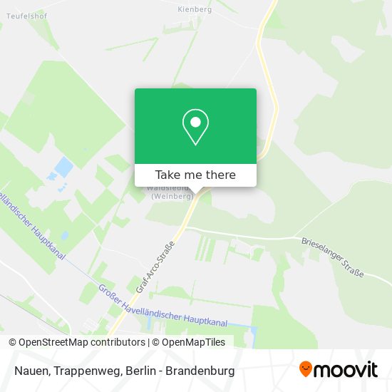 Nauen, Trappenweg map