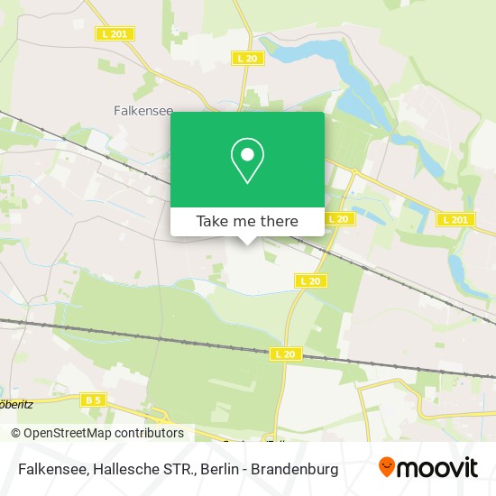 Карта Falkensee, Hallesche STR.