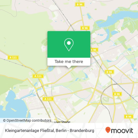 Kleingartenanlage Fließtal, Waidmannsluster Damm 81 map
