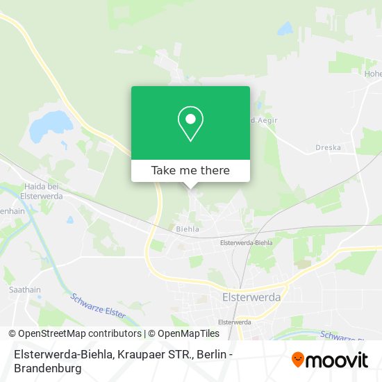 Elsterwerda-Biehla, Kraupaer STR. map