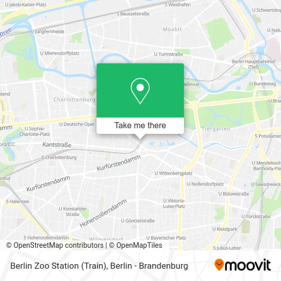 Карта Berlin Zoo Station (Train)