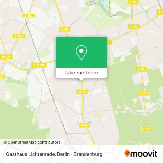 Карта Gasthaus Lichtenrade