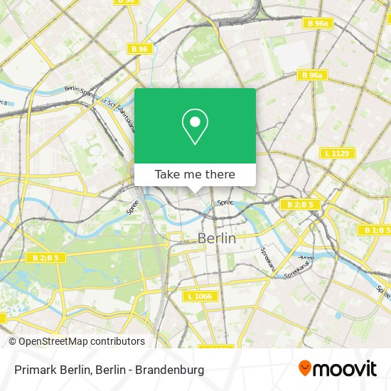 Карта Primark Berlin