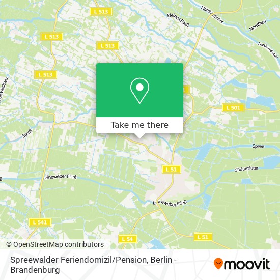 Spreewalder Feriendomizil / Pension map