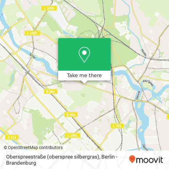 Oberspreestraße (oberspree silbergras), Niederschöneweide, 12439 Berlin map