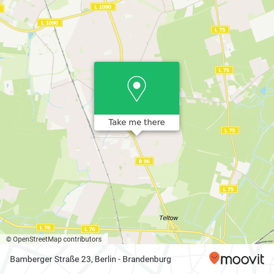 Bamberger Straße 23, Lichtenrade, 12309 Berlin map