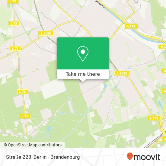 Straße 223, Rudow, 12355 Berlin map