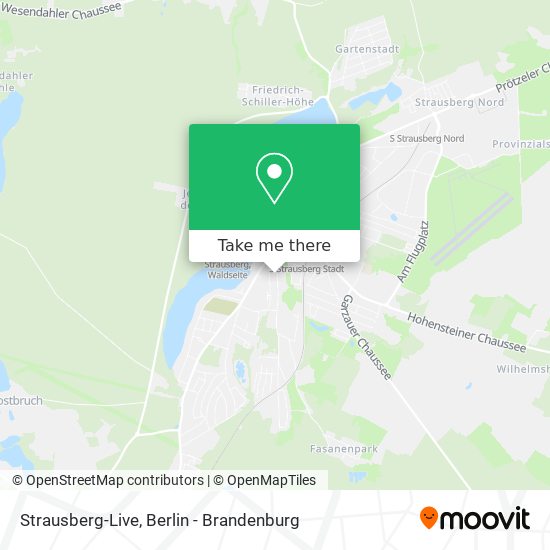Strausberg-Live map