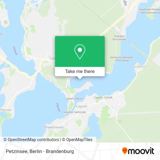 Petzinsee map