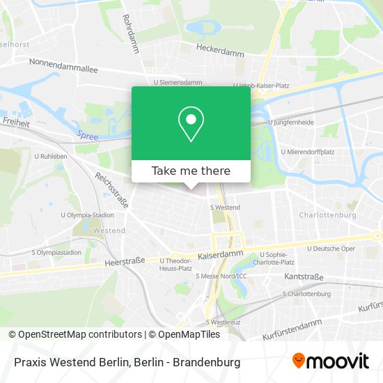 Praxis Westend Berlin map