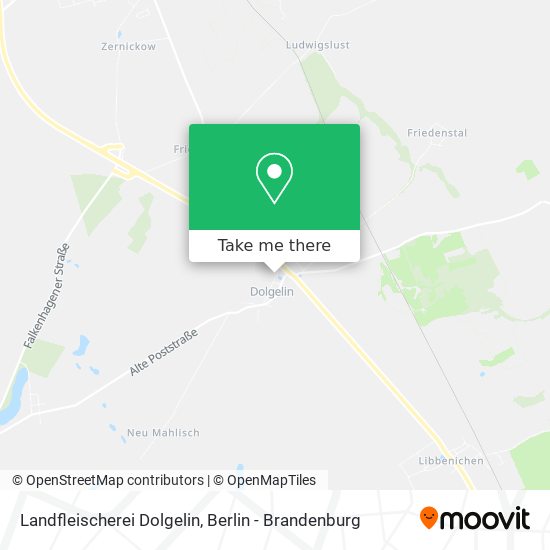Landfleischerei Dolgelin map