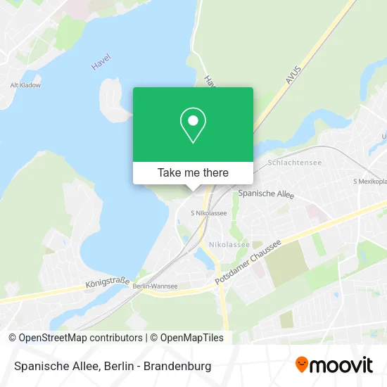 Карта Spanische Allee