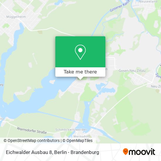 Eichwalder Ausbau 8 map
