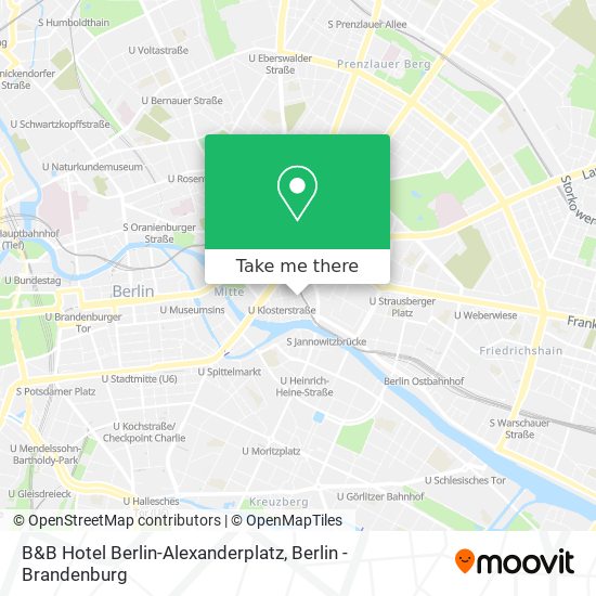 B&B Hotel Berlin-Alexanderplatz map